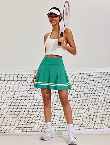 Плиссированная Тенис Пола Pinspark, Дамски Спортни къси Панталони за голф, Спортно Облекло, Вградени Шорти,