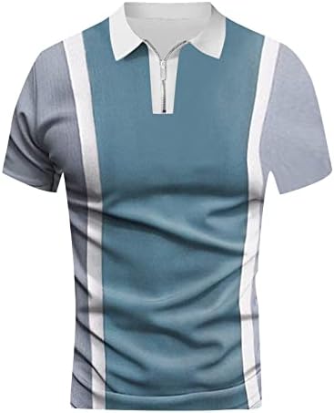 Универсални Мъжки Ризи с къси ръкави, Ризи, рокли с къс ръкав, Пуловери с цип, Лятна Риза За голф, Спортни Ризи,