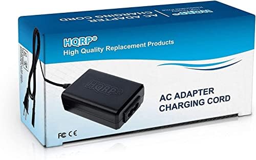 Преносим адаптер за променлив ток/зарядно устройство HQRP, Съвместим с вашата камера JVC GR-D350/ GR-D350U,