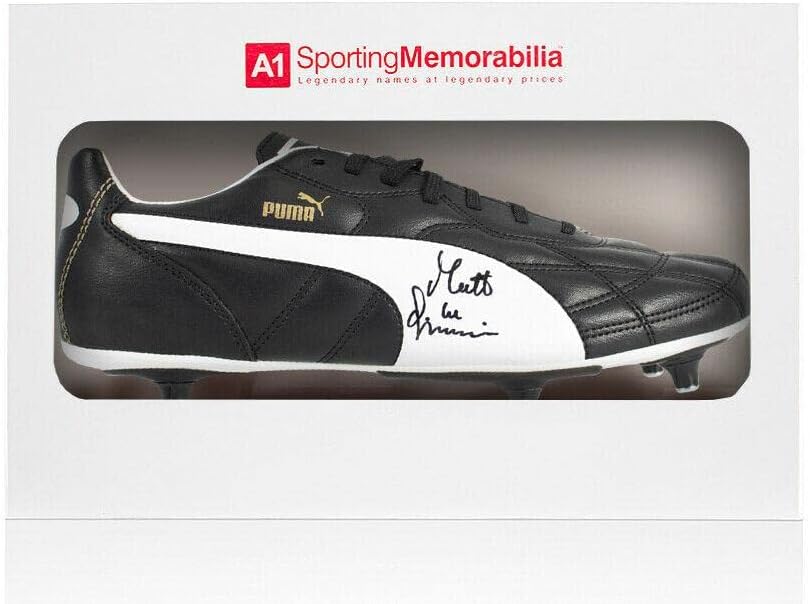 Футболни обувки с автограф на Мат Ле Тиссье - Puma - футболни Обувки, С Автограф В кутия за Подарък - Футболни