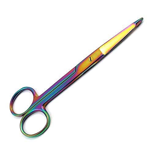Ножици за скоба DDP Multi Titanium Color Rainbow Ноулс 5 1/2 Директни От Неръждаема Стомана