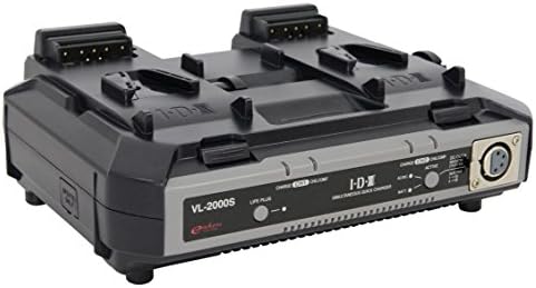 IDX VL-2000S 2-Канален Едновременно Зарядно устройство с V-Образно затваряне / захранване