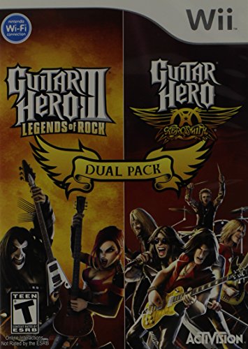 Двоен комплект Guitar Hero III и Guitar Hero Aerosmith - Nintendo Wii