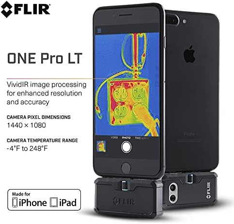 FLIR ONE Pro LT - Android (USB-C) - Професионална термични камера за смартфони - с технологията за подобряване