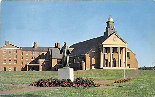 Параклис и статуята на Христос-Учител в колежа Мерримак в Северното Андовере, Масачузетс, пощенска Картичка