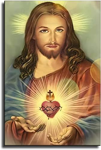 ЙОСОН, Католическата Изображението на Свещеното Сърце на Исус, Плакати, Картини, Декорация, Стенно Изкуство,