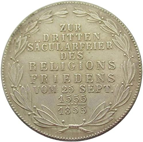 Германия 5 Марки 1855 година в Чужбина Копие на Медни Възпоменателни монети