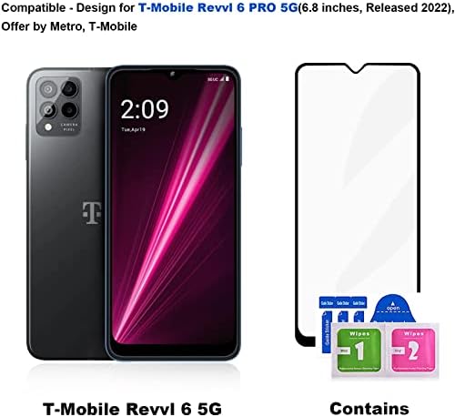 Калъф Ailiber за T-Mobile Revvl 6 Pro 5G, Кобур Tmobile Revvl6 Pro 5G с защитно фолио за екрана, Кобур с превръщането