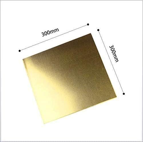 Месинг лист HUILUN Дебелина на метални пластини, от меден лист (0,5 мм) Ширина: 300 мм Дължина: Месингови плочи