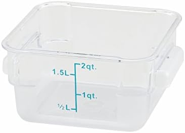 Квадратен контейнер Winco за съхранение, 2 литра, прозрачна