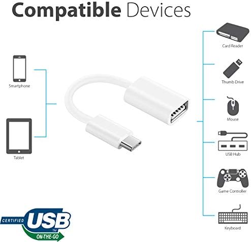 Адаптер за USB OTG-C 3.0 е обратно Съвместим с вашия Xiaomi Mi 9 Pro 5G за бързи, надеждни за използване на