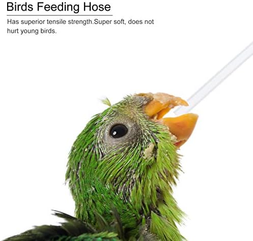 А За птици Тръба За Хранене на Пилета Маркучи За Хранене на Птици, 3шт Инструмент За Маркуч За Хранене на Папагали