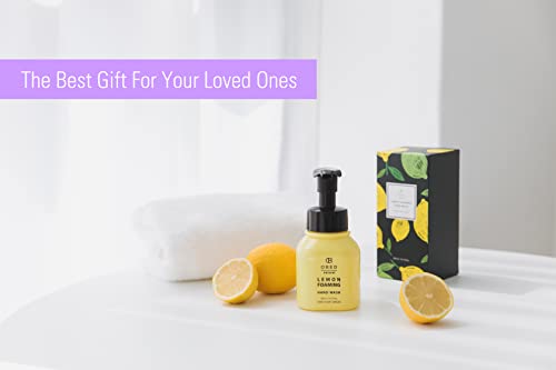 Естествено пенящееся сапун за ръце OBED, бутилка с лимонов течен сапун за ръце овлажняващ средство за измиване
