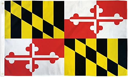 ЗНАМЕНА И РАЗТЯГАНЕ на щата Мериленд (флаг с размери 4x6 инча)