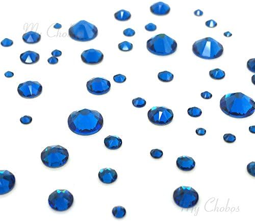 CAPRI BLUE (243) 144 бр Swarovski 2058/2088 с кристали на равна подметка, розови кристали за дизайн на ноктите