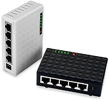 Конектори с 5-портов Gigabit комутатор 10/100/1000 Mbps LAN rj-45 Ethernet Hub бързо превключване на компютъра