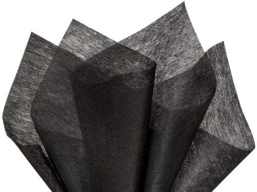 Листове хартия тъкан от черен нетъкан полиестер 20x26 RP129 (100)