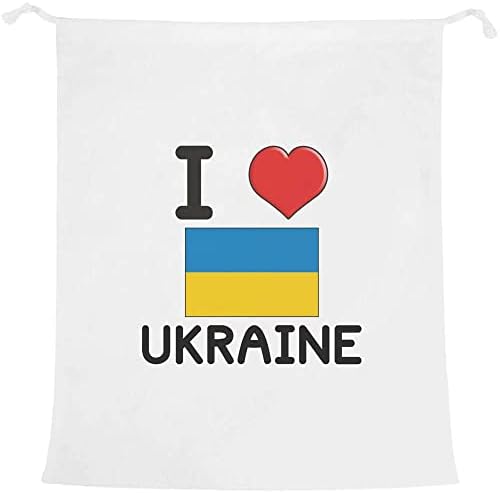 Чанта за дрехи /измиване/за Съхранение на Azeeda 'I Love Ukraine' (LB00021370)