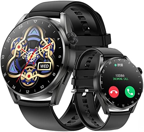 Смарт часовници GAMSARO за мъже, Фитнес тракер, Умни Часовници с Bluetooth-Разговори, наблюдение на сърдечната