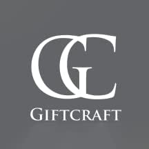 Giftcraft 665158 Блестящи коледни елхи, Комплект от 3 броя, Метал