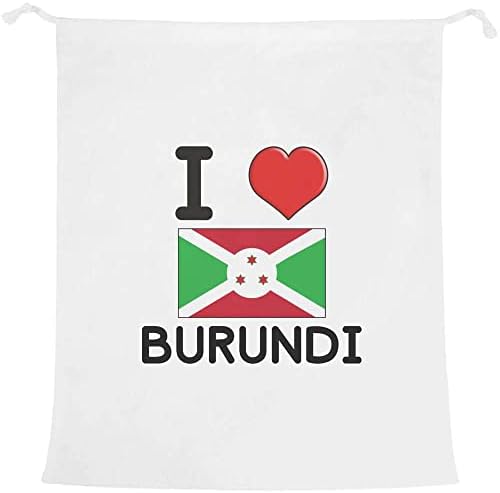 Чанта за дрехи /измиване/за Съхранение на Azeeda I Love Burundi (LB00021848)
