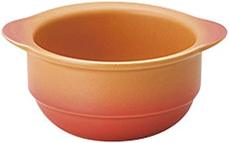 光洋陶器(Койотоки) Баня-Кауда и фондю KT993465 Ръчно Кипан за приготвяне на истинския огън, Портокал (малък)