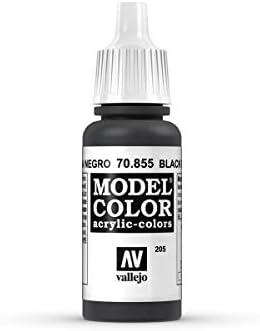 Цвят на модели Vallejo 70855 Черна глазура (17 мл)