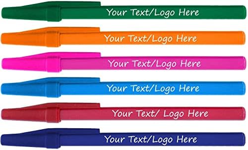 Персонализирани химикалки с лого или текст - 500 бр. на Едро - за бизнес, партита и събития, Тънки химикалки