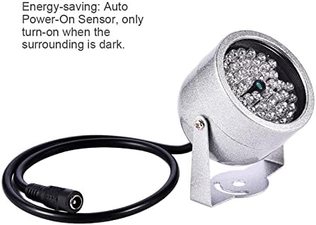 IR Осветител LANTRO JS Camera Водоустойчив 48 LED Инфрачервен Осветител за охранителни Камери за Нощно Виждане,