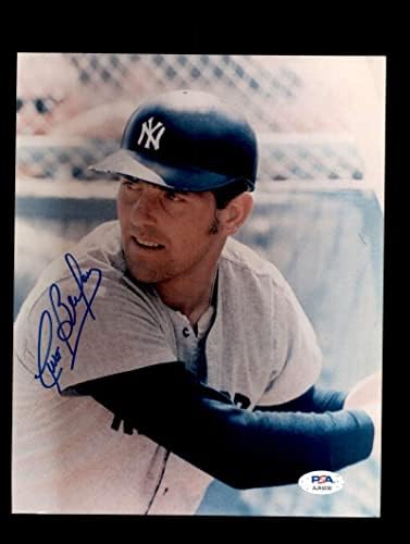 Курт Блефари, PSA DNA Coa, Подписано Снимка с Автограф на Янкис 8x10 - Снимки на MLB с автограф