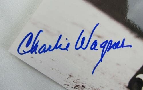 Чарли Вагнер Подписа Автограф 8x10 Снимка на I - Снимки на MLB с автограф