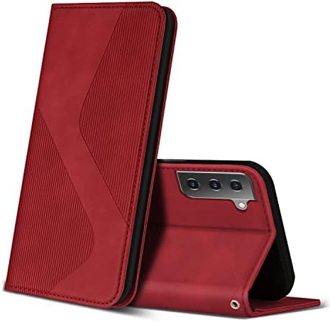 Калъф ZONNAVI за Samsung Galaxy S21 FE, една чанта-портфейл с държач за карти, Калъф от изкуствена кожа Premium [Магнитен] [Поставка за гледане], устойчив на удари Панти калъф за Samsung S2