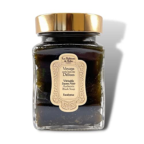 La Sultane de Saba - Черно сапун с эвкалиптом, 300 g (10,6 oz)