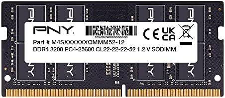 Комплект компютърна памет на PNY Performance 16 GB DDR4 DRAM, 3200 Mhz (PC4-25600) CL22 (съвместим с 2933 Mhz,