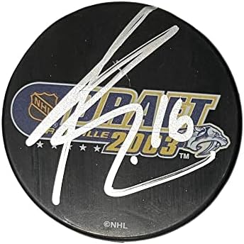 Пол Биссоннетт подписа Автограф Хокей на шайби проект на мотика 2003 г. - Biz Гадно Barstool - за Миене на НХЛ
