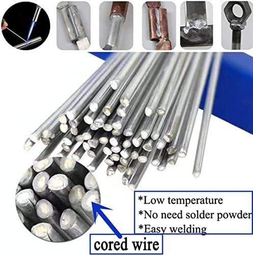 Нискотемпературен Алуминиеви Заваръчни пръчки от лека се стопи Заваръчни пръчки Прахово Тел 2 мм Основен припой