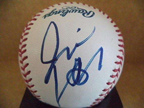 Джим Хендри, генерален мениджър на Чикаго Къбс, Подписан от бейзболни топки с автографи на M. l. C /coa - Бейзболни