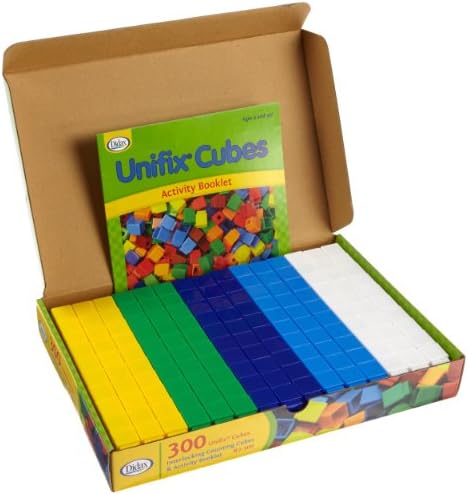 Unifix - 2-300 Кубчета - Опаковка от 300 броя - 10 цвята